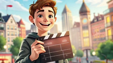 "Hayatının Yönetmeni Sensin" mottosuyla kişisel gelişim ve ilham veren görsel. Kendi hikayeni yarat!