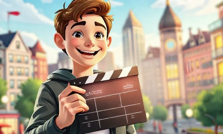 "Hayatının Yönetmeni Sensin" mottosuyla kişisel gelişim ve ilham veren görsel. Kendi hikayeni yarat!